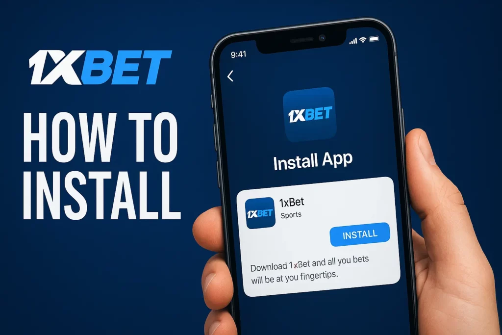 Install 1xBet app on Android